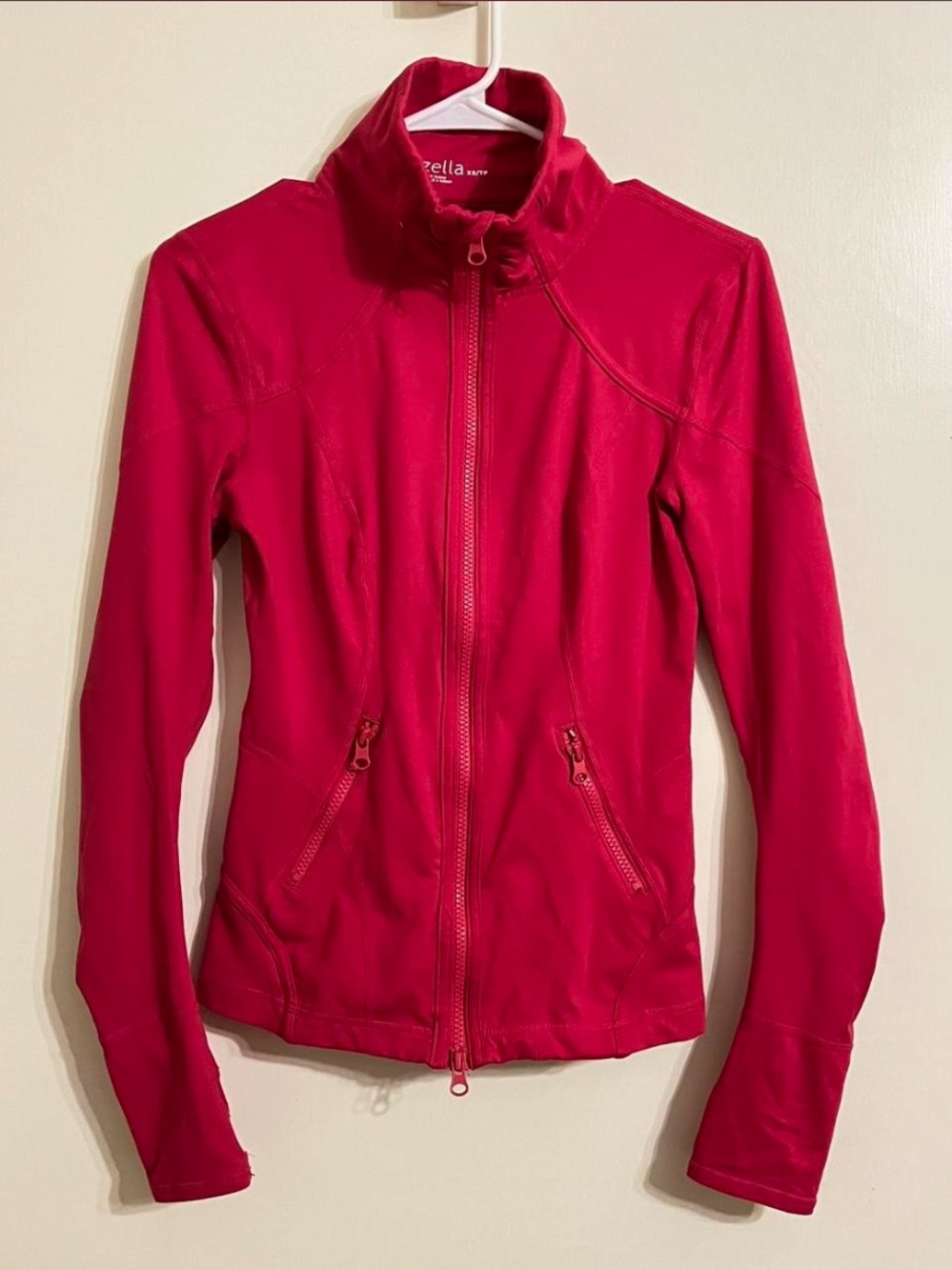 Zella Hot Pink Zip Up Athletic Jacket - XS